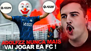 ADOLFZZ NUNCA SE ESTRESSOU TANTO ELE NAO VAI JOGAR O EA FC 25 [upl. by Ingaberg]