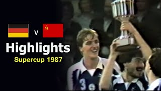 West Germany vs Soviet Union  Highlights  Handball Super Cup 1987 Final [upl. by Alyakcm]