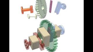 Altering speed with Oldham mechanism 1 [upl. by Ries]