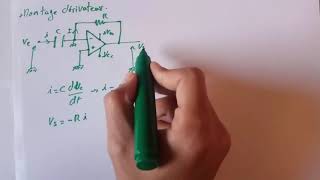 8 AMPLIFICATEUR OPÉRATIONNEL dérivateur العربية [upl. by Ashford]