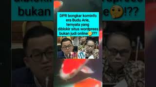 DPR bongkar kominfo era Budi Ari  shortvideo shorts short [upl. by Obadiah776]