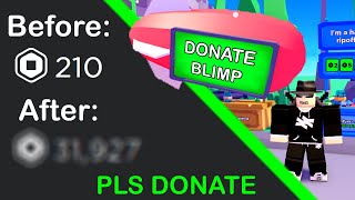 NEW PLS DONATE 💸 PROMOTION BLIMP  Is it worth it [upl. by Diamante]