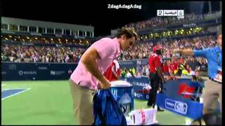 Federer VS Berdych In TORONTO 2010 last 4mins moments [upl. by Goober]