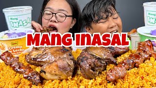 MANG INASAL MUKBANG WITH JUST LAFAM [upl. by Aicemak]