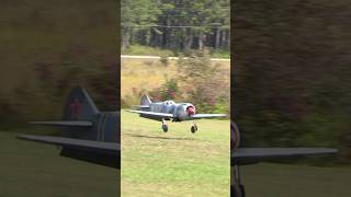 Too Real to Be RC Giant La7 Warbird Nails Greasy Landing [upl. by Wald627]