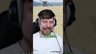 Survive the Hunt 100 Hunters Chasegta gameplay mrbeastgaming shorts [upl. by Efrem]