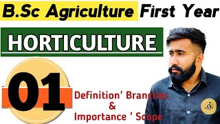 BSc Agriculture First Year First Semester Horticulture Syllabus Classes Lectures Notes Pdf [upl. by Neira]