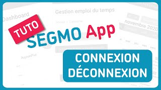 01 SegmoApp pour organiser tes révisions  Connexion Déconnexion [upl. by Ydnac346]