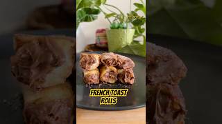 Easy French toast rolls 🍯 shortsvideo breakfastideas easyrecipes viralrecipe viralshorts [upl. by Gerrilee]