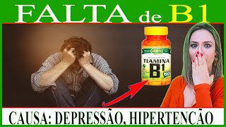 🟢 VITAMINA B1  Previne DEPRESSÃO ALZHEIMER e HIPERTENSÃO  Você PRECISA TOMAR💊📈💪 [upl. by Dahcir908]