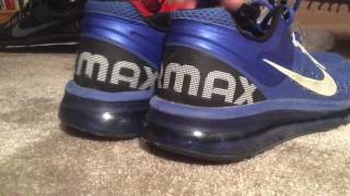 Deflated Nike air Max 2013 crimson crush 2013 hyperblue [upl. by Renny780]