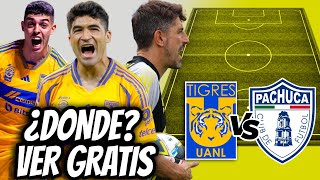 TIGRES UANL vs PACHUCA  CANALES PARA VER EN VIVO EL JUEGO ALIENACION y HORA  TIGRES UANL HOY [upl. by Starks]