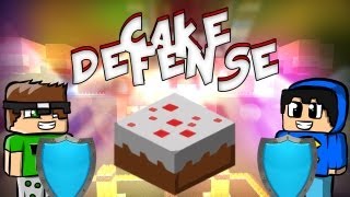 Minecraft Cake Defense 2 ÉPICO [upl. by Ahsiekim344]