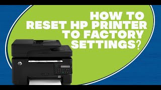 HP Printer Reset  How To Reset HP Printer  123hpcomsetup [upl. by Llaccm]