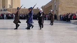 ankara Anıtkabir nöbet değişimi 1 [upl. by Ahsinra102]