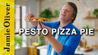 Traybaked Pesto Pizza Pie  Jamie Oliver [upl. by Selassie832]