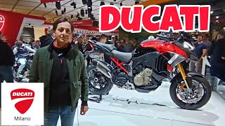 DUCATI NOVITÀ EICMA CON DUCATI MILANO E FABIO DI CHIARA [upl. by Aslehc]