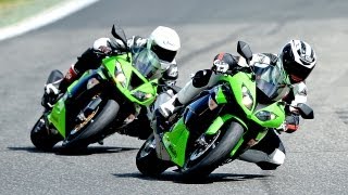 Kawasaki ZX6R 600 vs 636 [upl. by Plate]