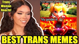 Trans Woman Reacts to BEST Trans Memes of 2022 [upl. by Mauchi]