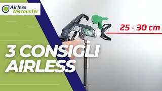 3 consigli fondamentali sulla verniciatura a spruzzo airless  Airless Discounter [upl. by Fitts]