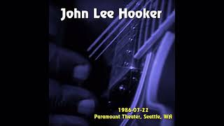 John Lee Hooker  19860722 Paramount Theater Seattle WA [upl. by Ranite]