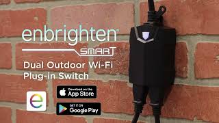 51375 Enbrighten Smart Dual Outdoor WiFi Switch  Overview [upl. by Ginger]