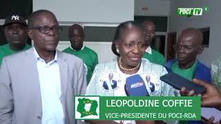 une vague de Militants rhdp vire au PDCIRDA [upl. by Anasor]