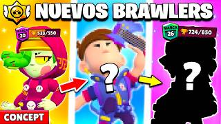 12 NUEVOS BRAWLERS 😨 IDEAS DE BRAWLERS 🤓  BRAWL STARS IDEAS [upl. by Quintana]