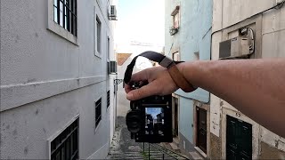 50mm Street Photography Lisbon POV [upl. by Anaigroeg]