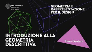 Introduzione alla geometria descrittiva Flora Gaetani [upl. by Roice13]