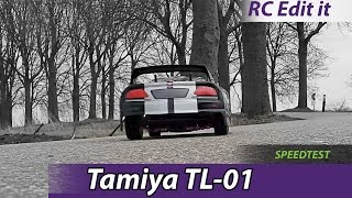 RCedit it  RC Speedrun Practice Part 1  Brushless Tamiya TL01 [upl. by Yttak]