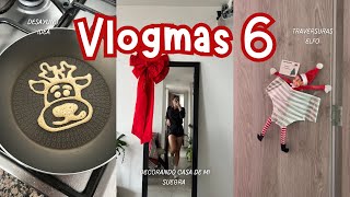 VLOGMAS 6 COMPRITAS NAVIDEÑAS  DECORANDO LA CASA DE MI SUEGRA MAMÁ JOVEN [upl. by Gerik]