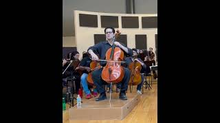 The famous cello entrance of the Dvorak cello concerto Amit Peled cello [upl. by Goulette]