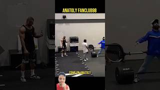 😯Elite powerlifter anatoly pretended to be a beginner 😱🤯anatoly fitness gympowerlifting [upl. by Kling]