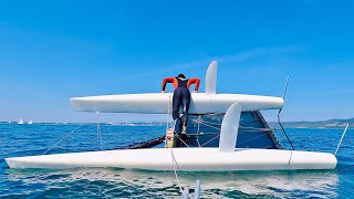 Hobie Cat  Capsize Recovery [upl. by Sinnelg]