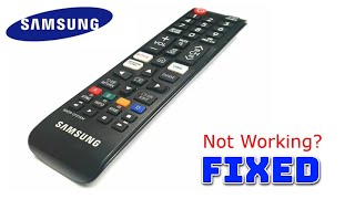 Samsung TV Remote Not Responding How To Fix  Fix Remote Nonworking [upl. by Wendell486]