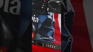 Now this is Podracing Well its Columbias Vaderinspired helmet and NASCAR paint scheme StarWars [upl. by Dix]