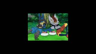 Lucario x Cinderace Shape of you ship edit pokemon [upl. by Ravel880]