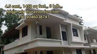 63 lakhs1450sq feet3 bedroomAngamaly thuravoor junctionyouth face [upl. by Retrop215]