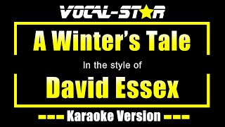 David Essex  A Winters Tale with Lyrics HD VocalStar Karaoke 4K [upl. by Defant]