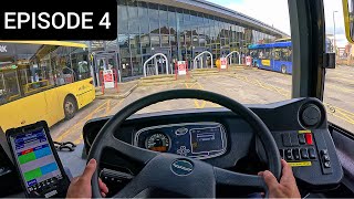 Wright StreetDeck POV Bus Drive on Service with Passengers 4K  Episode 4 [upl. by Nayrb536]