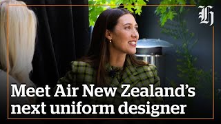 Emilia Wickstead named as Air New Zealands next uniform designer  nzheraldconz [upl. by Cyprus226]