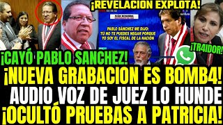 DEMOLEDOR AUDIOVOZ BOMB4 ESTALLA Y TUMB4 A GORRITI Y PABLO SÁNCHEZ OCULTANDO PRUEBAS CLAVE FISCALIA [upl. by Colette819]