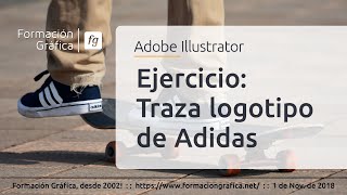 ✒️ Traza logotipo de Adidas con Illustrator con eficiencia [upl. by Quin49]