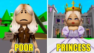 POOR TO PRINCESS Brookhaven Roleplay [upl. by Inesita415]