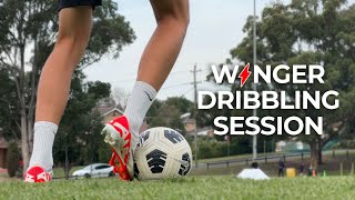 Winger Specific Dribbling Session  Improve Skills [upl. by Eseuqcaj]