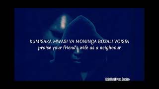 LISOLO YA ADAMU NA NZAMBE LYRICS TRANSLATION [upl. by Reeher]