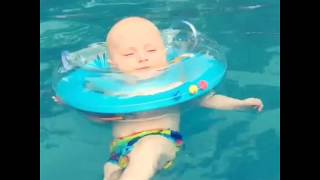 Otteroo Neck Float for Babies Bath amp Pool Time Fun [upl. by Rebme]