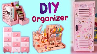 FANTASTIC ORGANIZER IDEAS  Locker Organizer  Desk Organizer From Cardboard and more [upl. by Ahtnams]