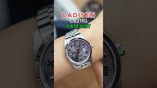 Cadisen C8211G DateJust 38mm Kính Sapphire Crystal kháng nước 5atm water resistance cadisen [upl. by Chud]